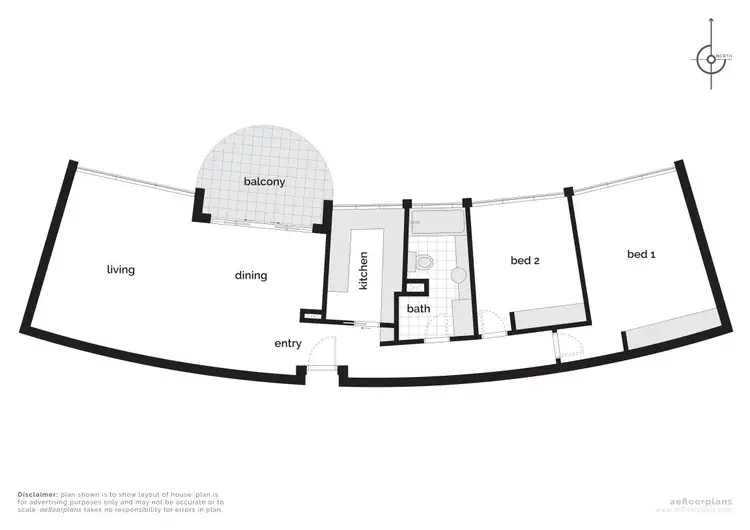 Floorplan of Homely apartment listing, 606/2 Marcus Clarke Street, Acton ACT 2601