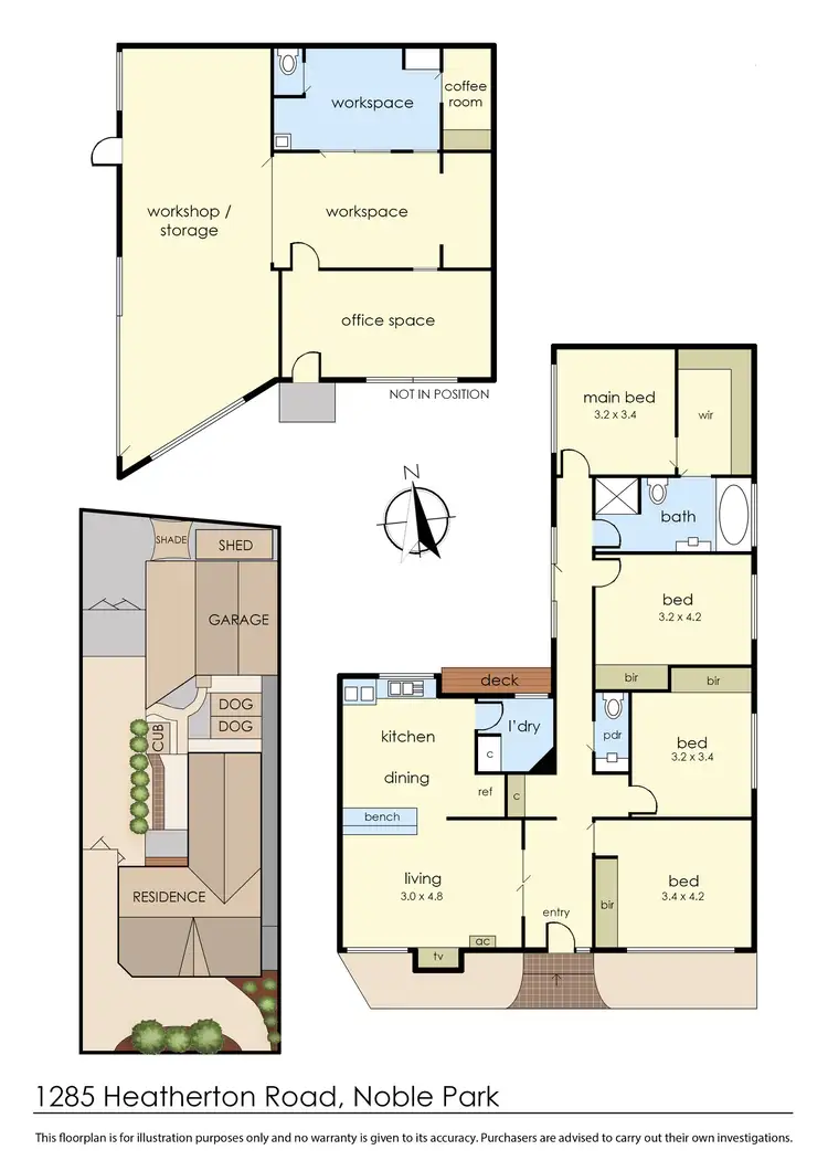 Floorplan of Homely house listing, 1285 Heatherton Road, Noble Park VIC 3174