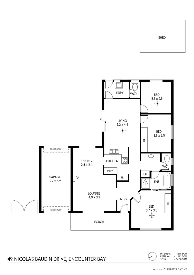 Floorplan of Homely house listing, 49 Nicolas Baudin Drive, Encounter Bay SA 5211