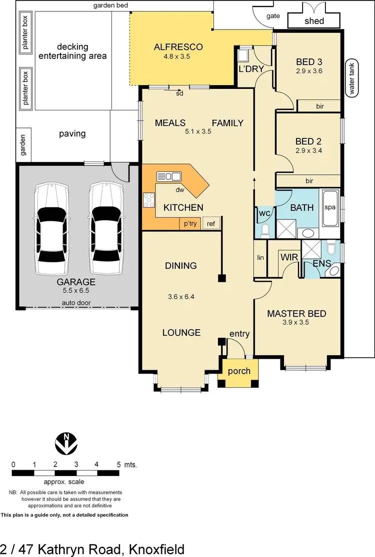 Floorplan of Homely townhouse listing, 2/47 Kathryn Road, Knoxfield VIC 3180
