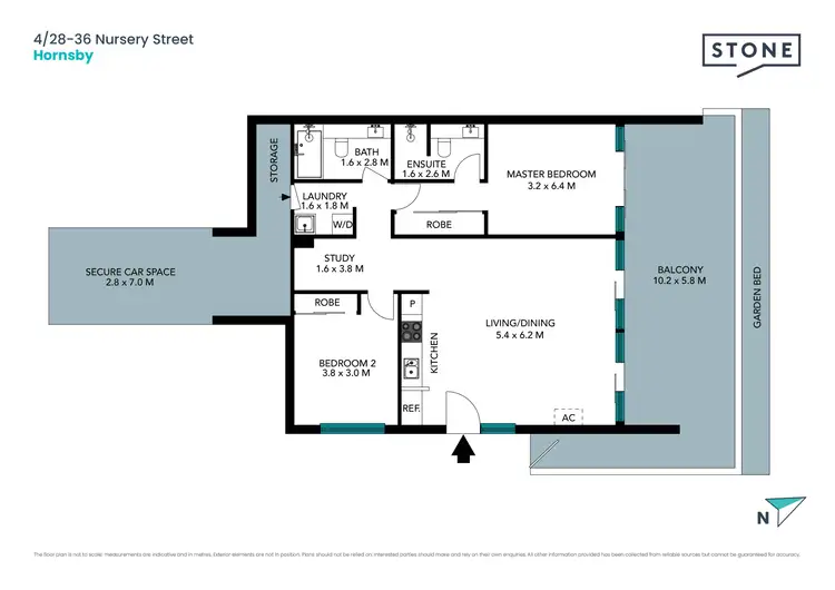 Floorplan of Homely apartment listing, 4/ 28-36 Nursery Street, Hornsby NSW 2077