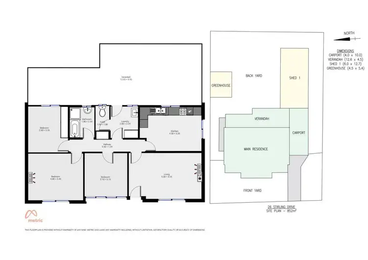 Floorplan of Homely house listing, 26 Stirling Drive, Whyalla Stuart SA 5608
