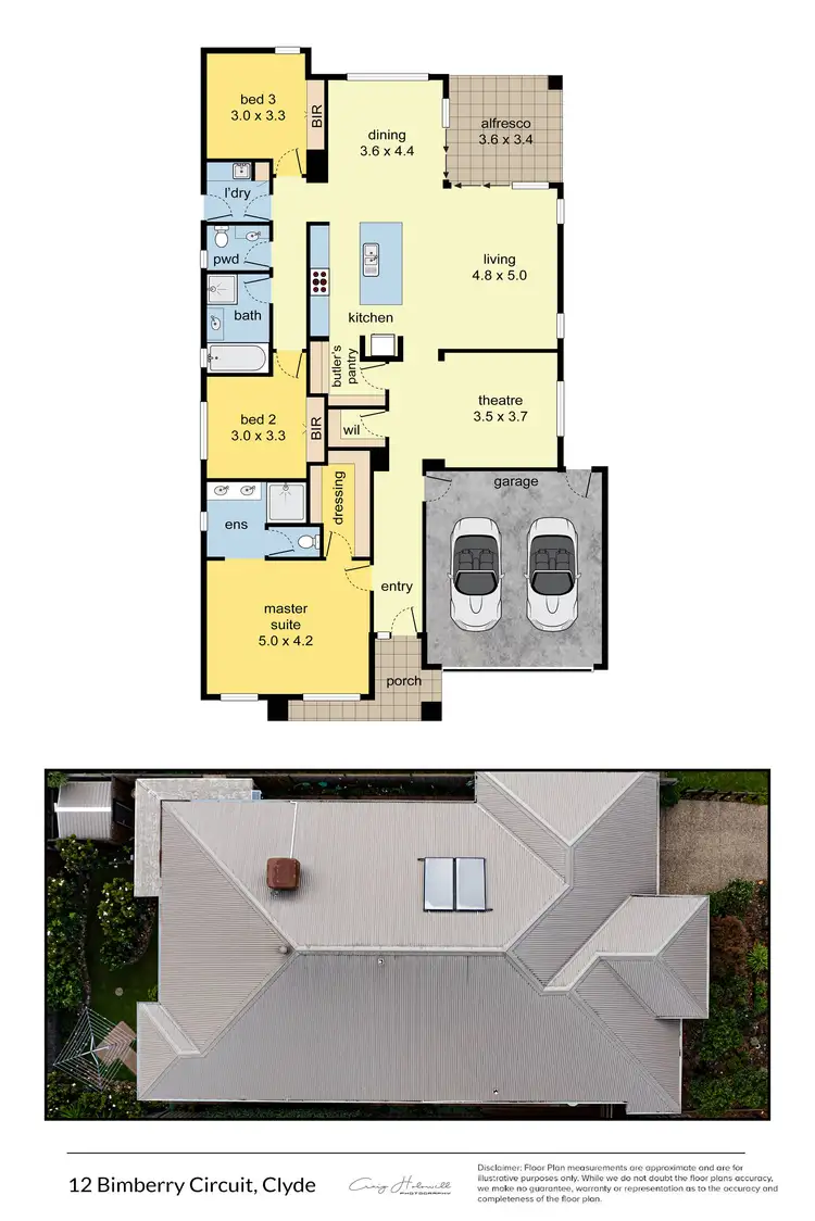 Floorplan of Homely house listing, 12 Bimberry Circuit, Clyde VIC 3978