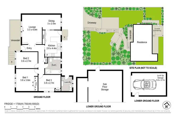 Floorplan of Homely house listing, 5 Lincoln Crescent, Bonnet Bay NSW 2226