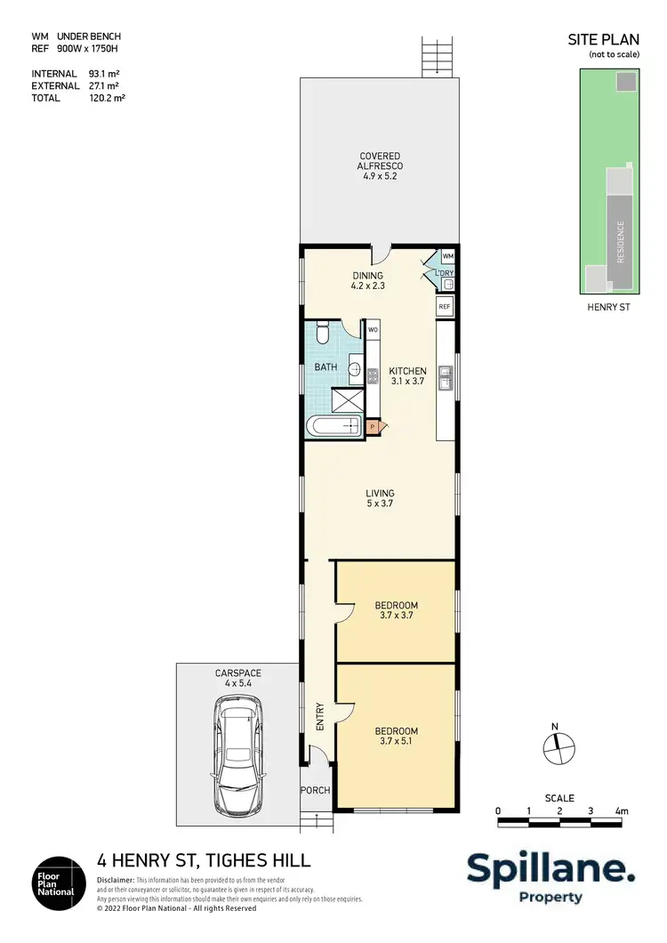 Floorplan of Homely house listing, 4 Henry Street, Tighes Hill NSW 2297