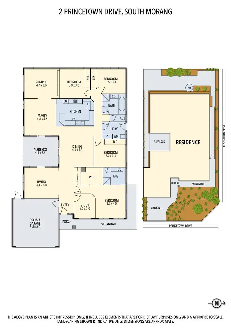 Floorplan of Homely house listing, 2 Princetown Drive, South Morang VIC 3752