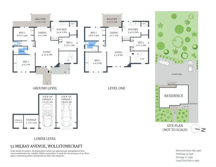 Floorplan of Homely house listing, 52 Milray Avenue, Wollstonecraft NSW 2065