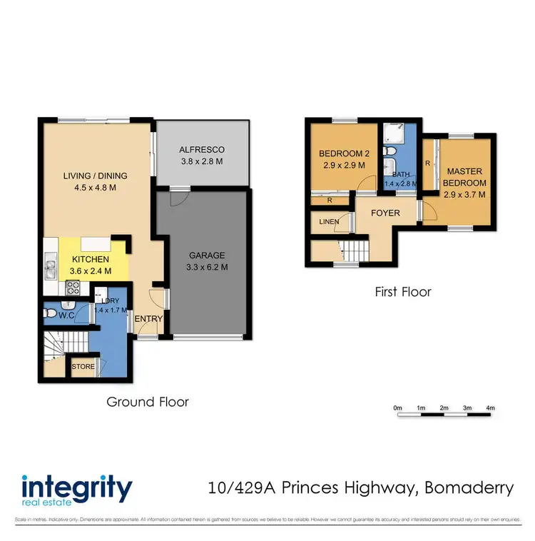 Floorplan of Homely townhouse listing, 10/429A Princes Highway, Bomaderry NSW 2541