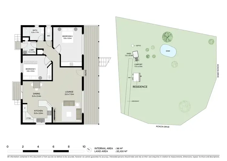Floorplan of Homely rural property listing, 99 Acacia Drive, Rylstone NSW 2849