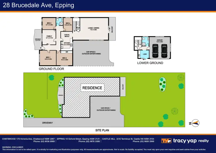 Floorplan of Homely house listing, 28 Brucedale Avenue, Epping NSW 2121