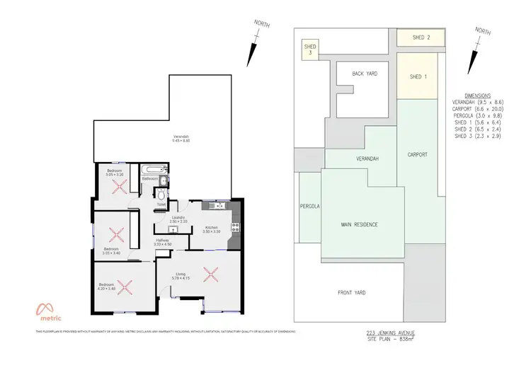 Floorplan of Homely house listing, 223 Jenkins Avenue, Whyalla Stuart SA 5608