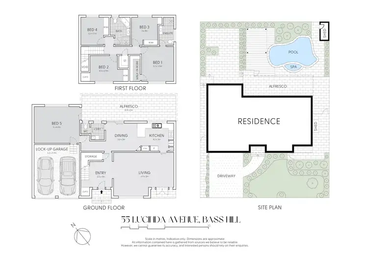 Floorplan of Homely house listing, 55 Lucinda Avenue, Bass Hill NSW 2197
