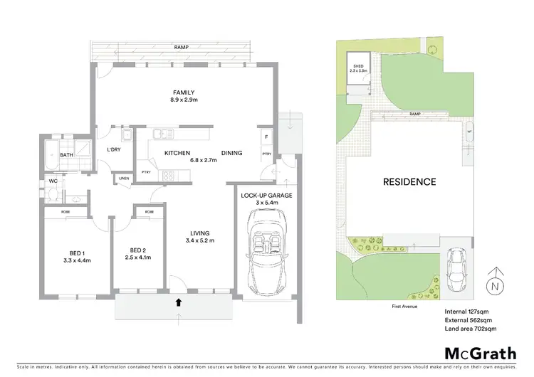 Floorplan of Homely house listing, 1/58 First Avenue, Toukley NSW 2263