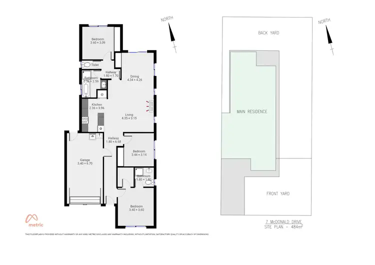 Floorplan of Homely house listing, 7 McDonald Drive, Whyalla Stuart SA 5608