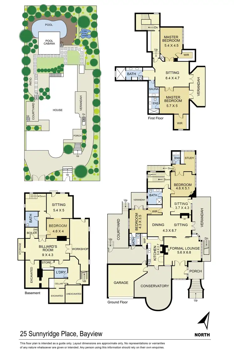 Floorplan of Homely house listing, 25 Sunnyridge Place, Bayview NSW 2104