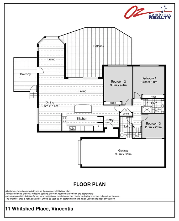 Floorplan of Homely house listing, 11 Whitshed Place, Vincentia NSW 2540