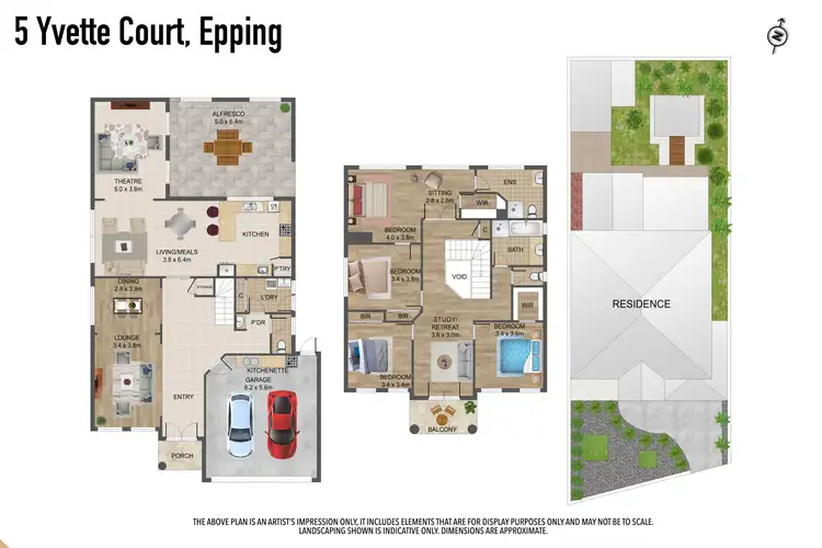 Floorplan of Homely house listing, 5 Yvette Court, Epping VIC 3076