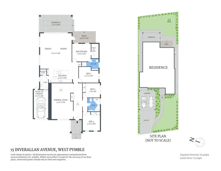 Floorplan of Homely house listing, 15 Inverallan Avenue, West Pymble NSW 2073