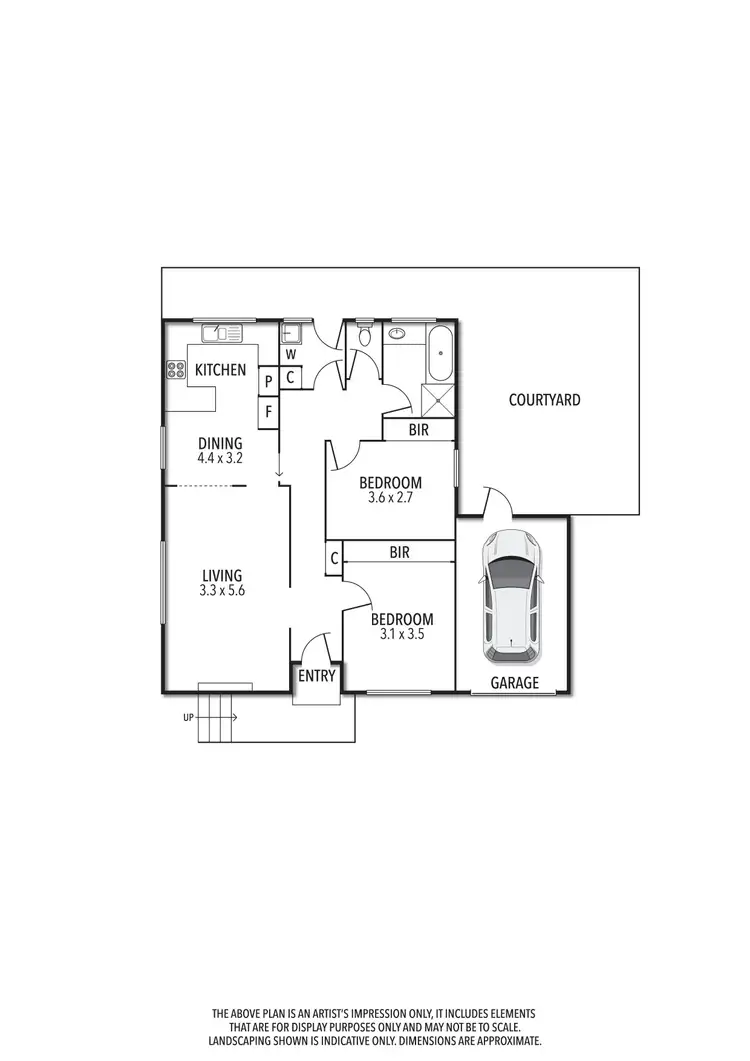 Floorplan of Homely unit listing, 1/18 Furzer Street, Preston VIC 3072