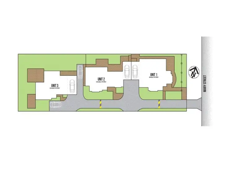 Floorplan of Homely townhouse listing, 1/16 Mary Street, Birkdale QLD 4159