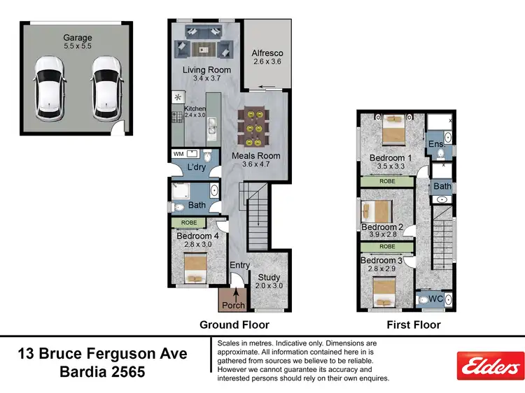 Floorplan of Homely house listing, 13 Bruce Ferguson Avenue, Bardia NSW 2565