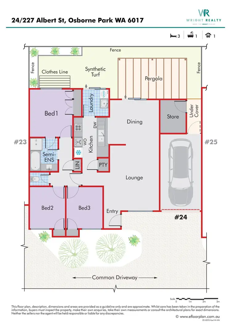 Floorplan of Homely villa listing, 24/227 Albert Street, Osborne Park WA 6017