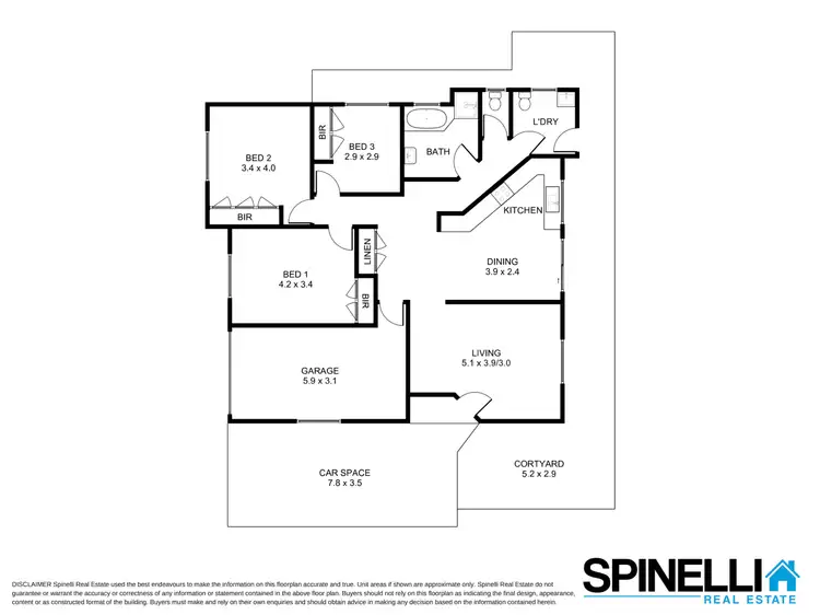Floorplan of Homely villa listing, 4/16-18 Wallaby Street, Blackbutt NSW 2529