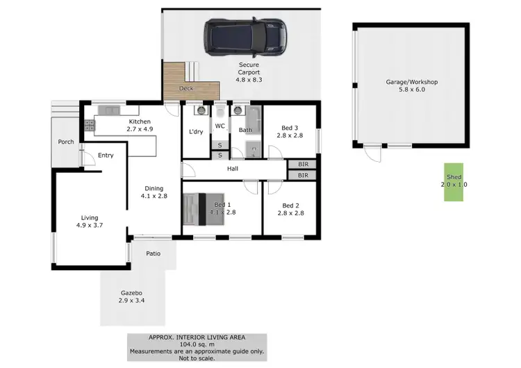 Floorplan of Homely house listing, 26 Belgrade Avenue, Wodonga VIC 3690