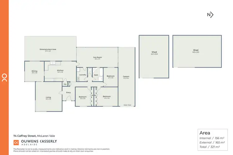 Floorplan of Homely house listing, 74 Caffrey Street, Mclaren Vale SA 5171