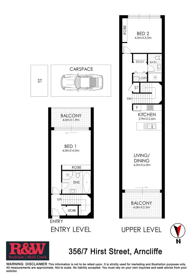Floorplan of Homely apartment listing, 356/7 Hirst Street, Arncliffe NSW 2205