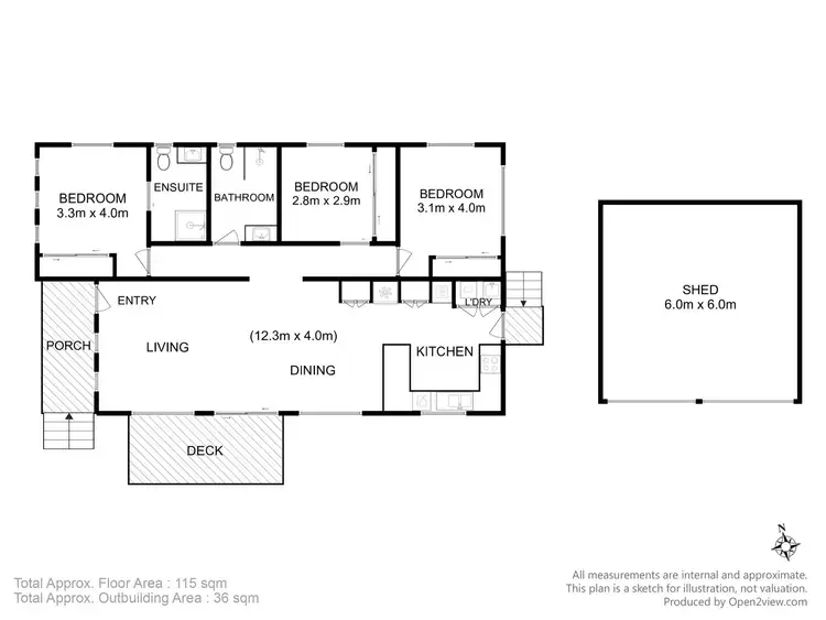 Floorplan of Homely house listing, 60 Riviera Drive, Carlton TAS 7173
