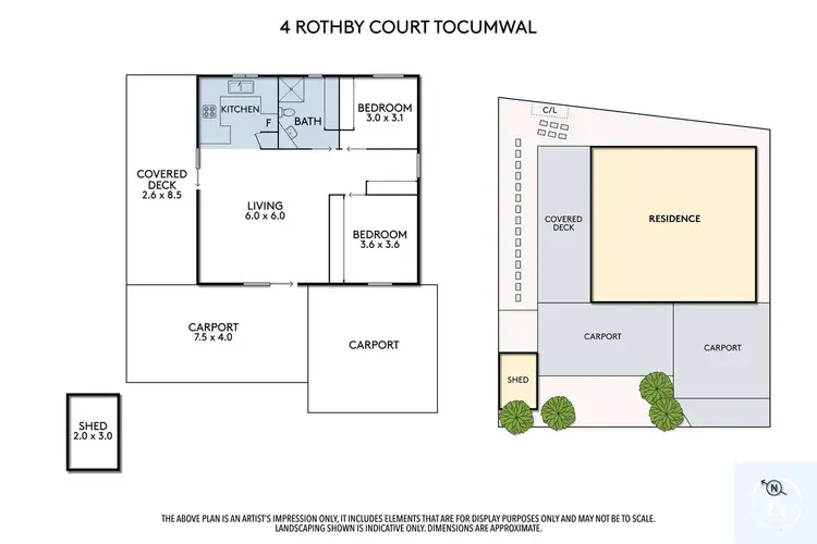 Floorplan of Homely house listing, 4 Rothby Court, Tocumwal NSW 2714