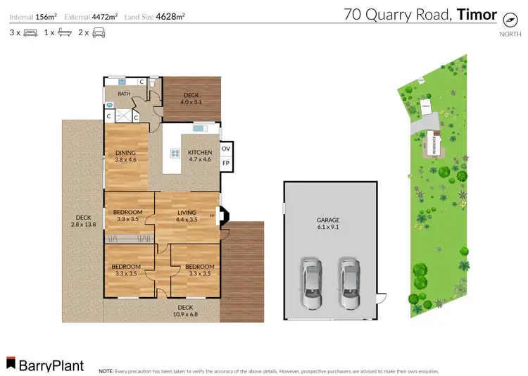 Floorplan of Homely rural property listing, 70 Quarry Road, Bowenvale VIC 3465