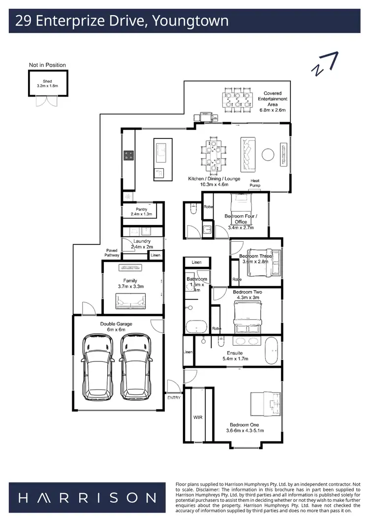 Floorplan of Homely house listing, 29 Enterprize Drive, Youngtown TAS 7249