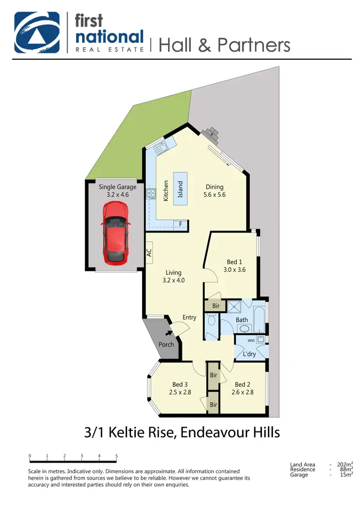 Floorplan of Homely unit listing, 3/1 Keltie Rise, Endeavour Hills VIC 3802