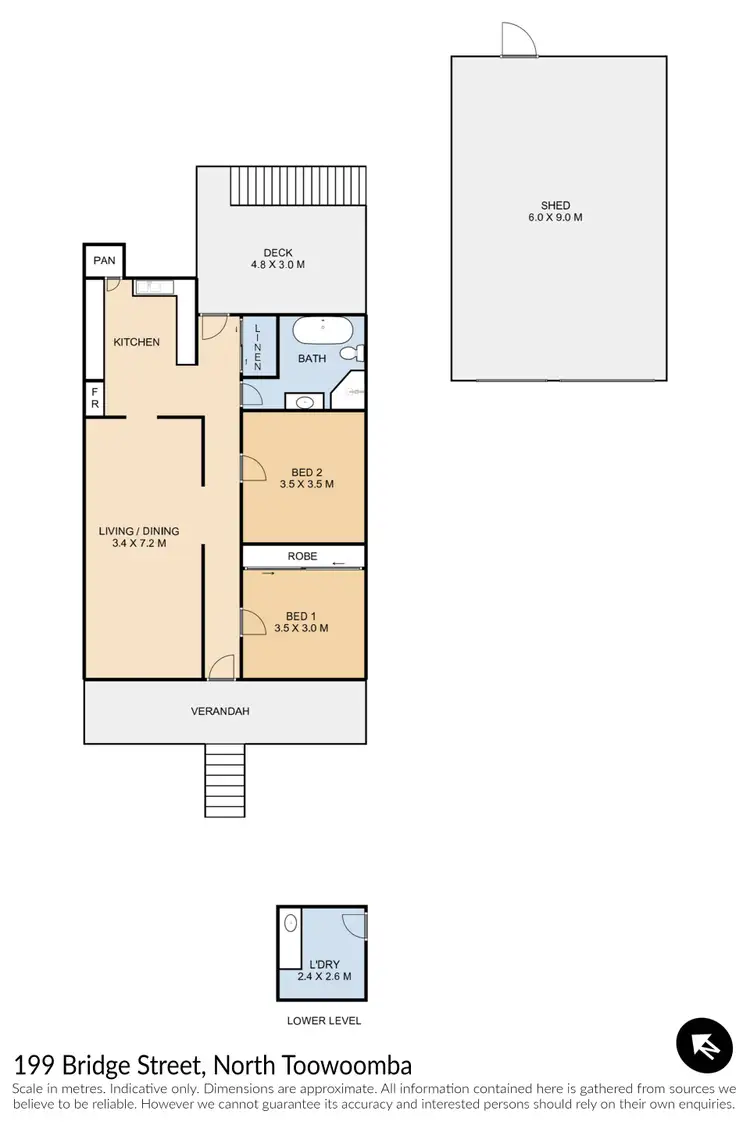 Floorplan of Homely house listing, 199 Bridge Street, North Toowoomba QLD 4350