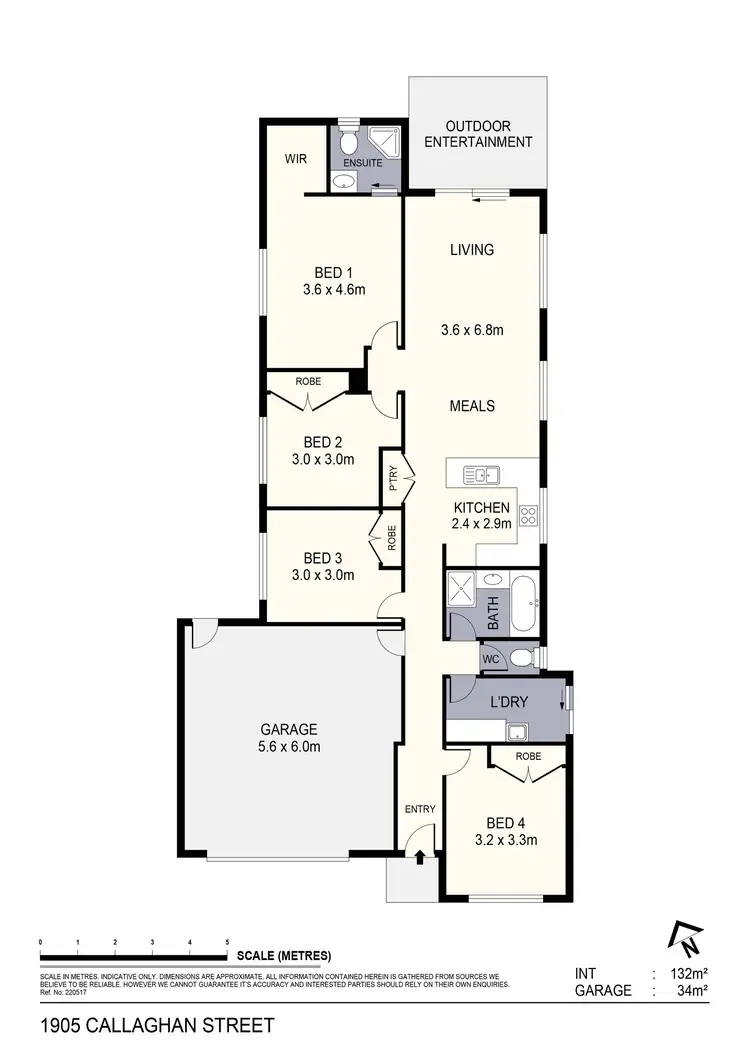 Floorplan of Homely house listing, 1905 Callaghan Street, Jackass Flat VIC 3556