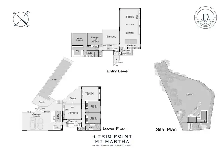 Floorplan of Homely house listing, 4 Trig Point, Mount Martha VIC 3934