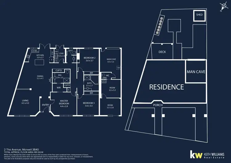Floorplan of Homely house listing, 2 The Avenue, Morwell VIC 3840