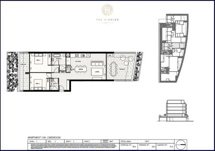 Floorplan of Homely apartment listing, 104/416-422 Kingsway, Caringbah NSW 2229