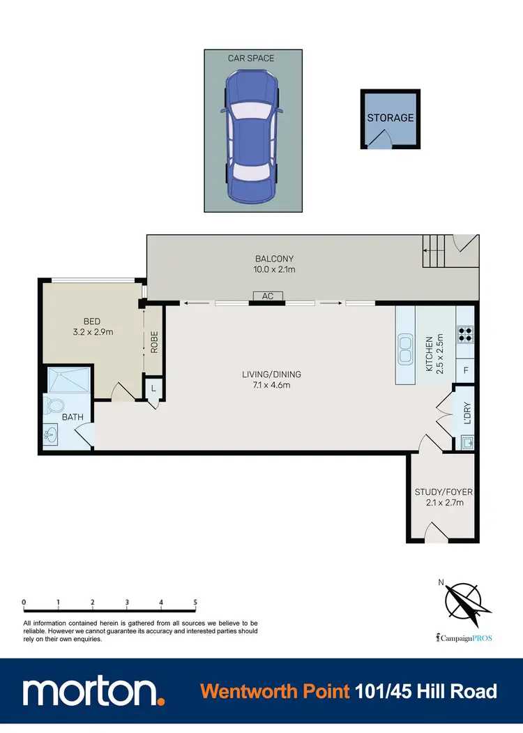 Floorplan of Homely apartment listing, 101/2 Half Street, Wentworth Point NSW 2127