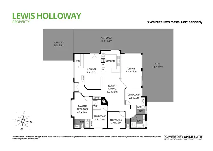 Floorplan of Homely house listing, 8 Whitechurch Mews, Port Kennedy WA 6172