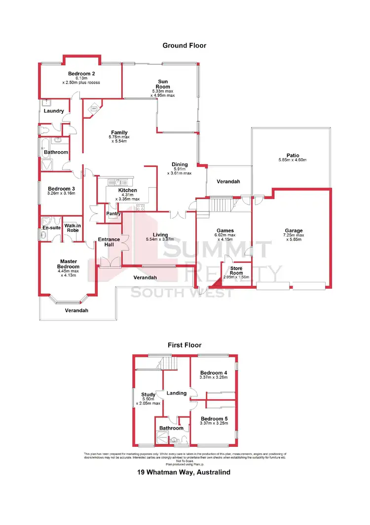 Floorplan of Homely house listing, 19 Whatman Way, Australind WA 6233