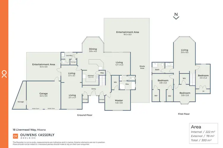 Floorplan of Homely house listing, 18 Livermead Way, Moana SA 5169