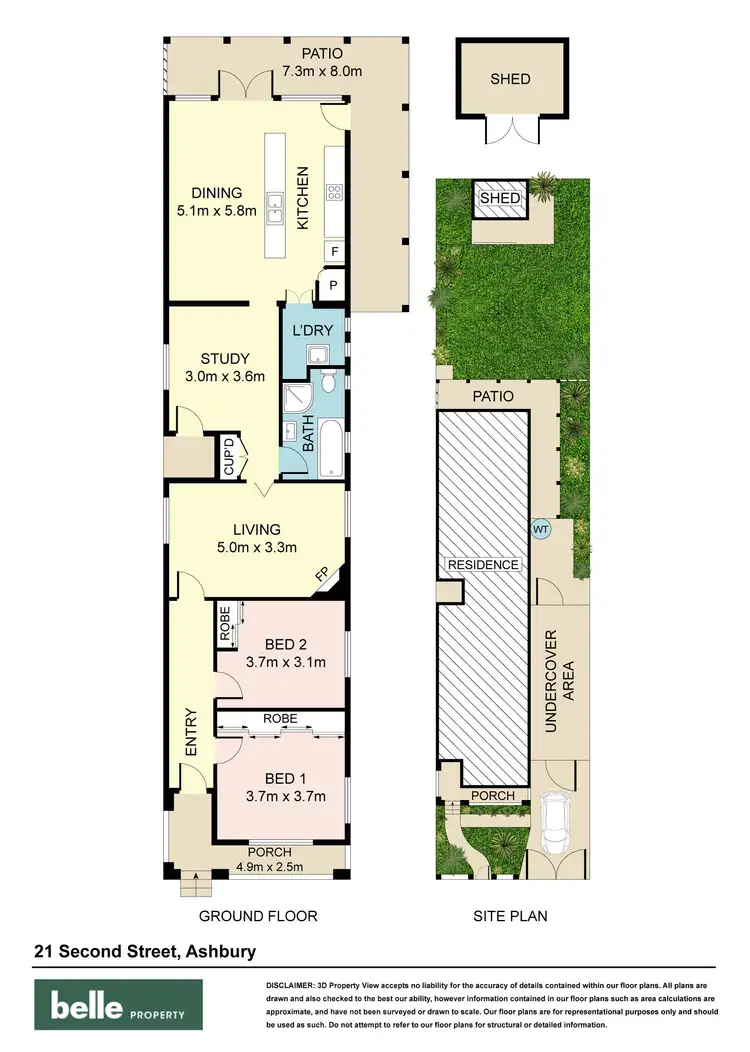 Floorplan of Homely house listing, 21 Second Street, Ashbury NSW 2193