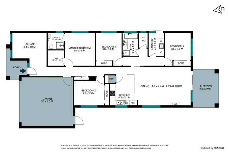 Floorplan of Homely house listing, 12 Passionfruit Crescent, Mernda VIC 3754