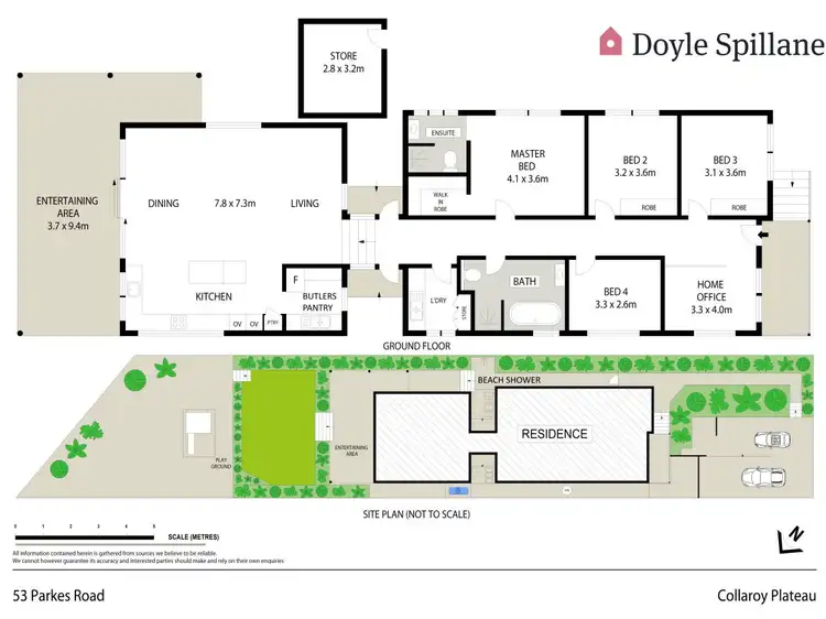 Floorplan of Homely house listing, 53 Parkes Road, Collaroy Plateau NSW 2097