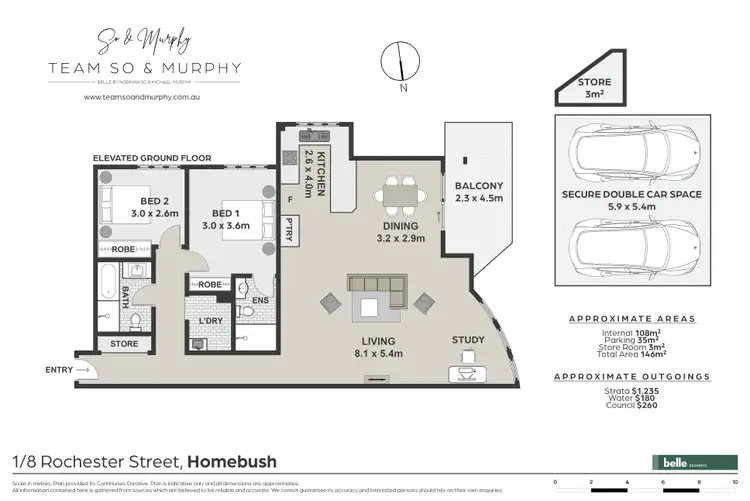 Floorplan of Homely apartment listing, 1/8 Rochester Street, Homebush NSW 2140