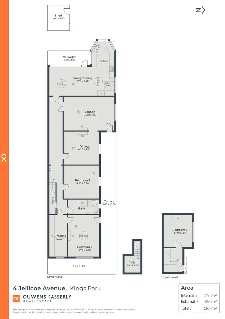 Floorplan of Homely house listing, 4 Jellicoe Avenue, Kings Park SA 5034
