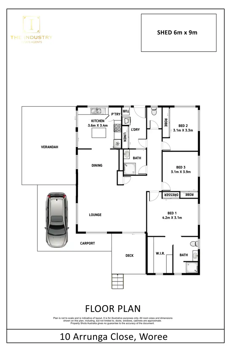 Floorplan of Homely house listing, 10 Arrunga Close, Woree QLD 4868